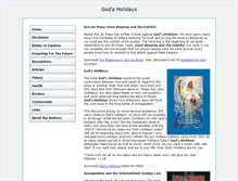 Tablet Screenshot of godsholidays.com